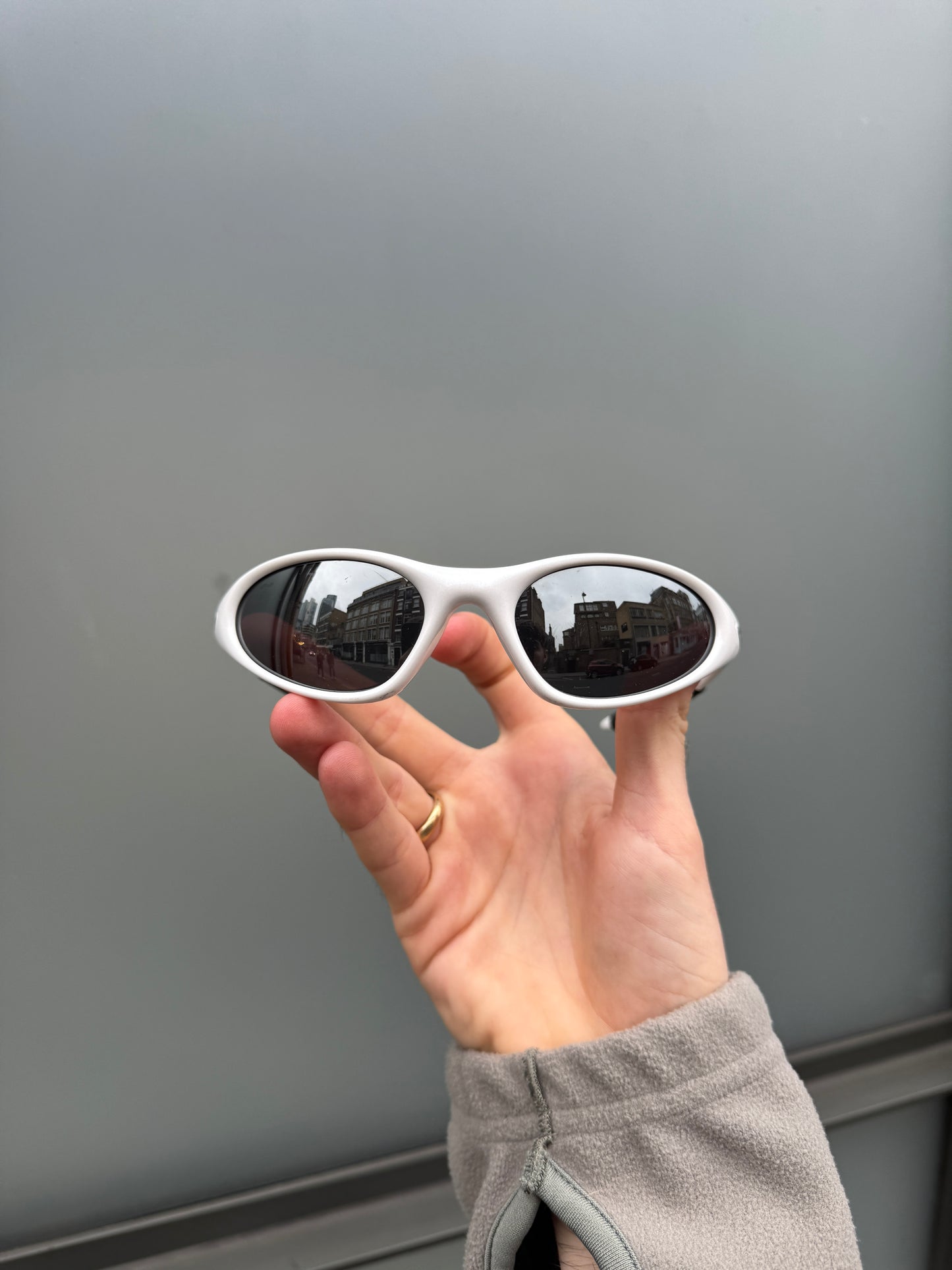 1990’s Oakley Minute Pure White Sunglasses