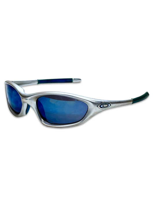 Oakley Silver/Blue Twenty XX Sunglasses