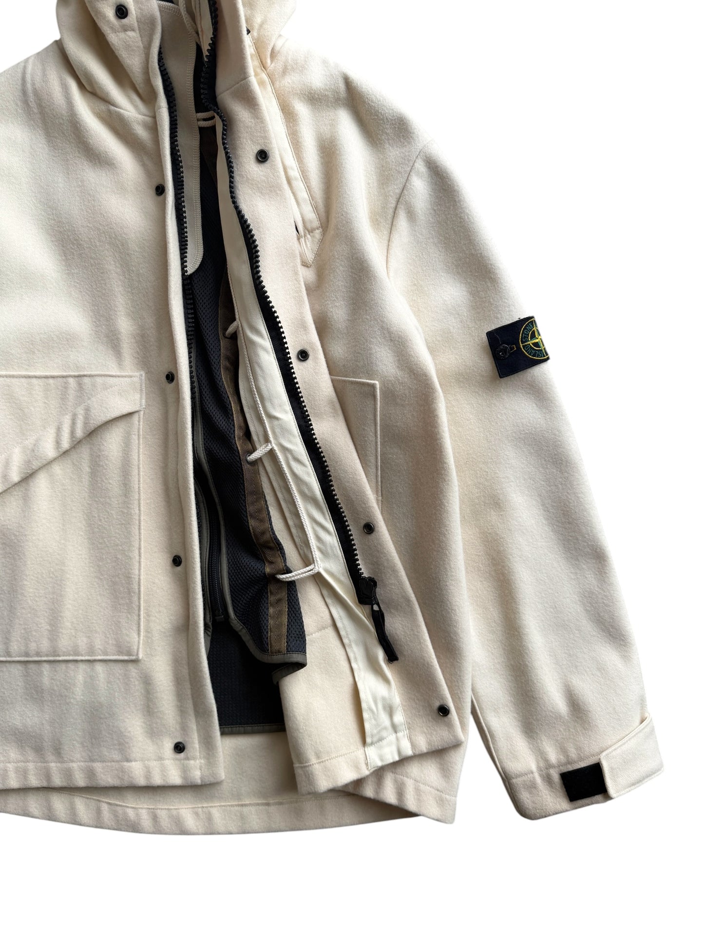 AW00’ Stone Island Asymmetric Zip Dutch Rope Jacket