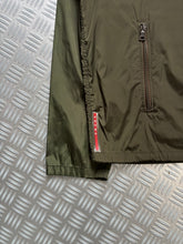 Charger l&#39;image dans la galerie, Prada Linea Rossa Khaki Nylon Shimmer Anorak