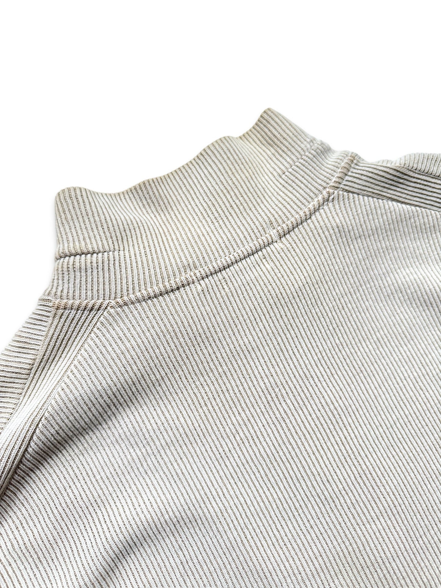 AW02’ Stone Island Ribbed Cotton 1/4 Zip