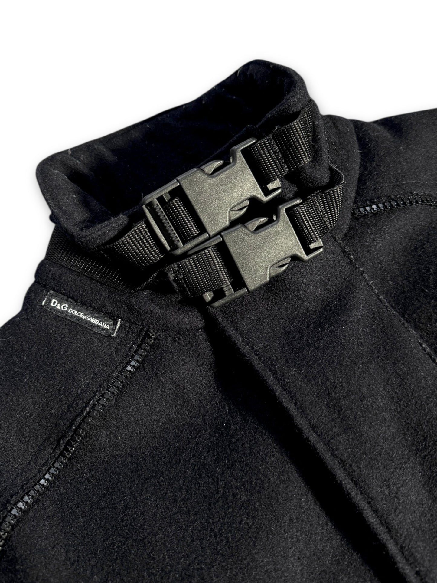 AW04’ Dolce & Gabbana Jet Black Bondage Jacket