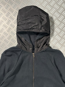 Prada Sport Nylon Hood Zipped Hoodie - Medium