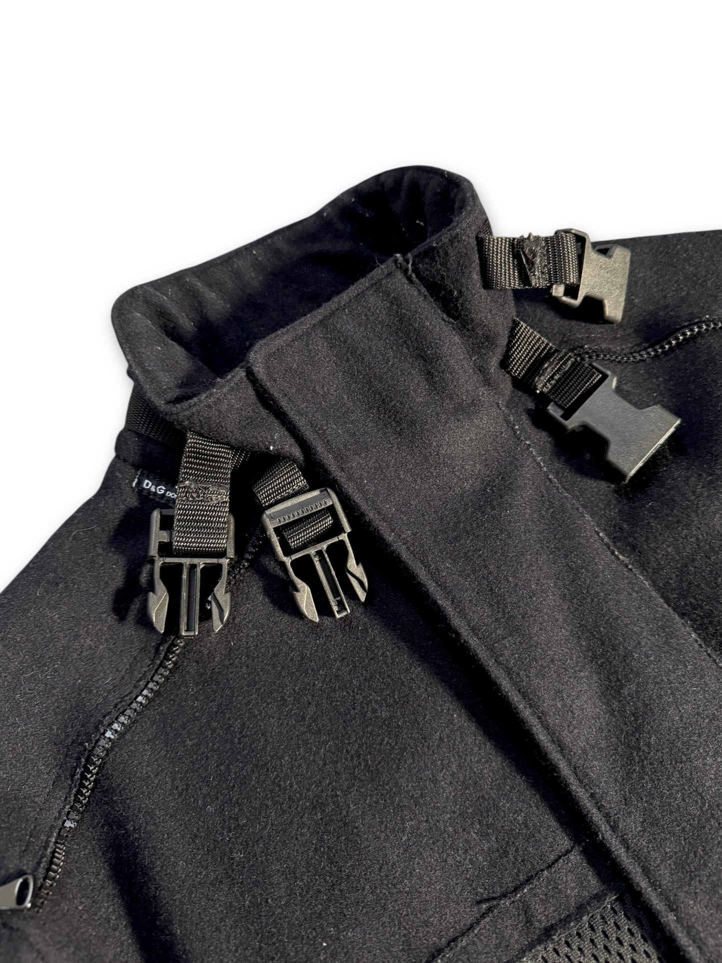 AW04’ Dolce & Gabbana Jet Black Bondage Jacket