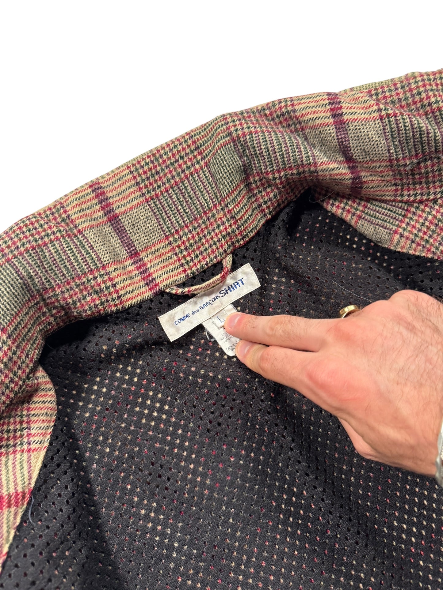 AW05 Comme des Garçons SHIRT Plaid Jacket