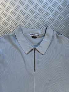 Early 2000's Stone Island Baby Blue 1/4 Zip