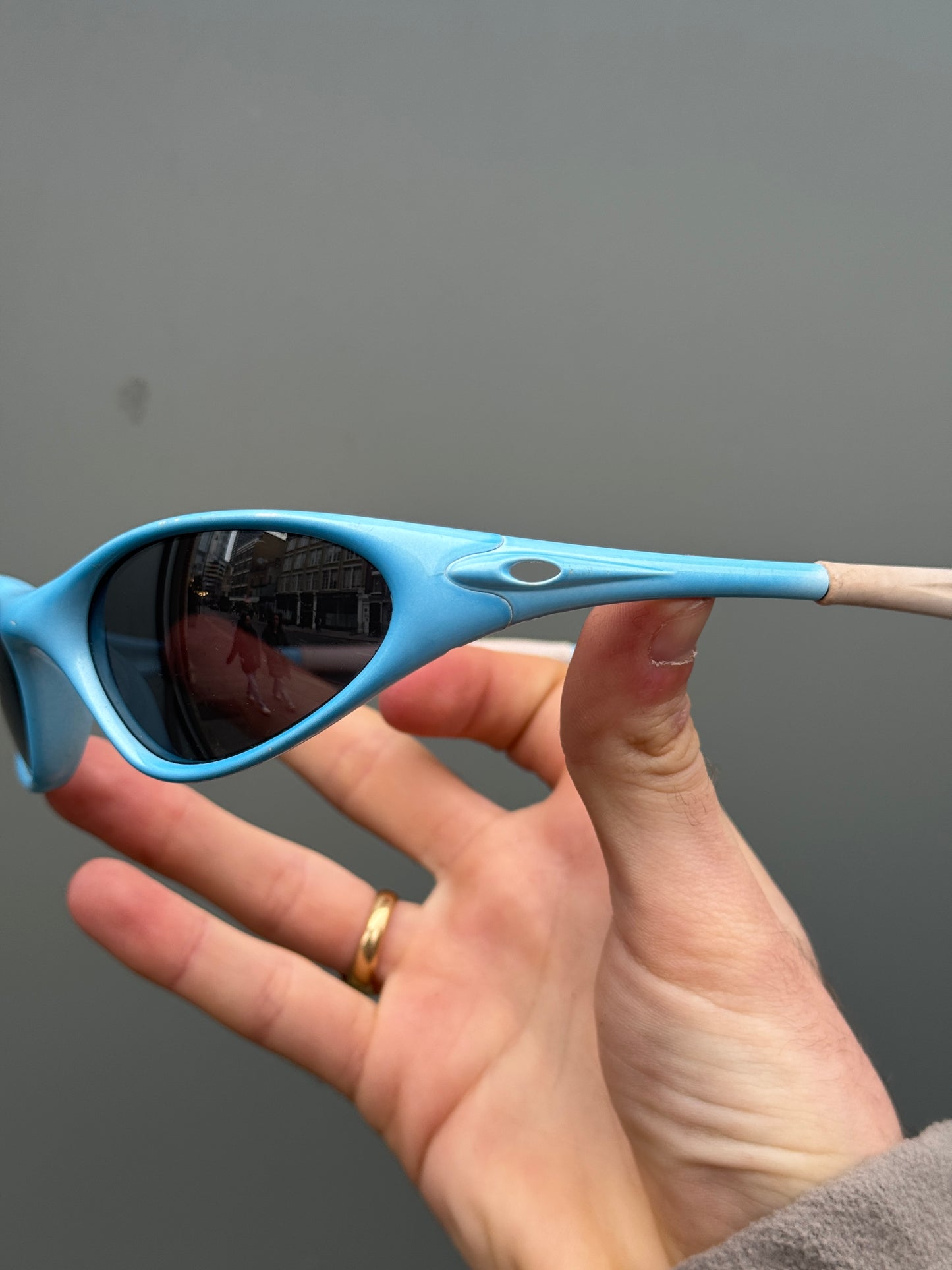 1990’s Oakley Minute Gen 1 Baby Blue Sunglasses