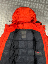 Carica l&#39;immagine nel visualizzatore di Gallery, Prada Milano Bright Orange Nylon Puffer Jacket -