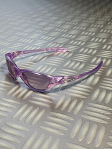 1999 Oakley Fate Transparent Lavender Sunglasses