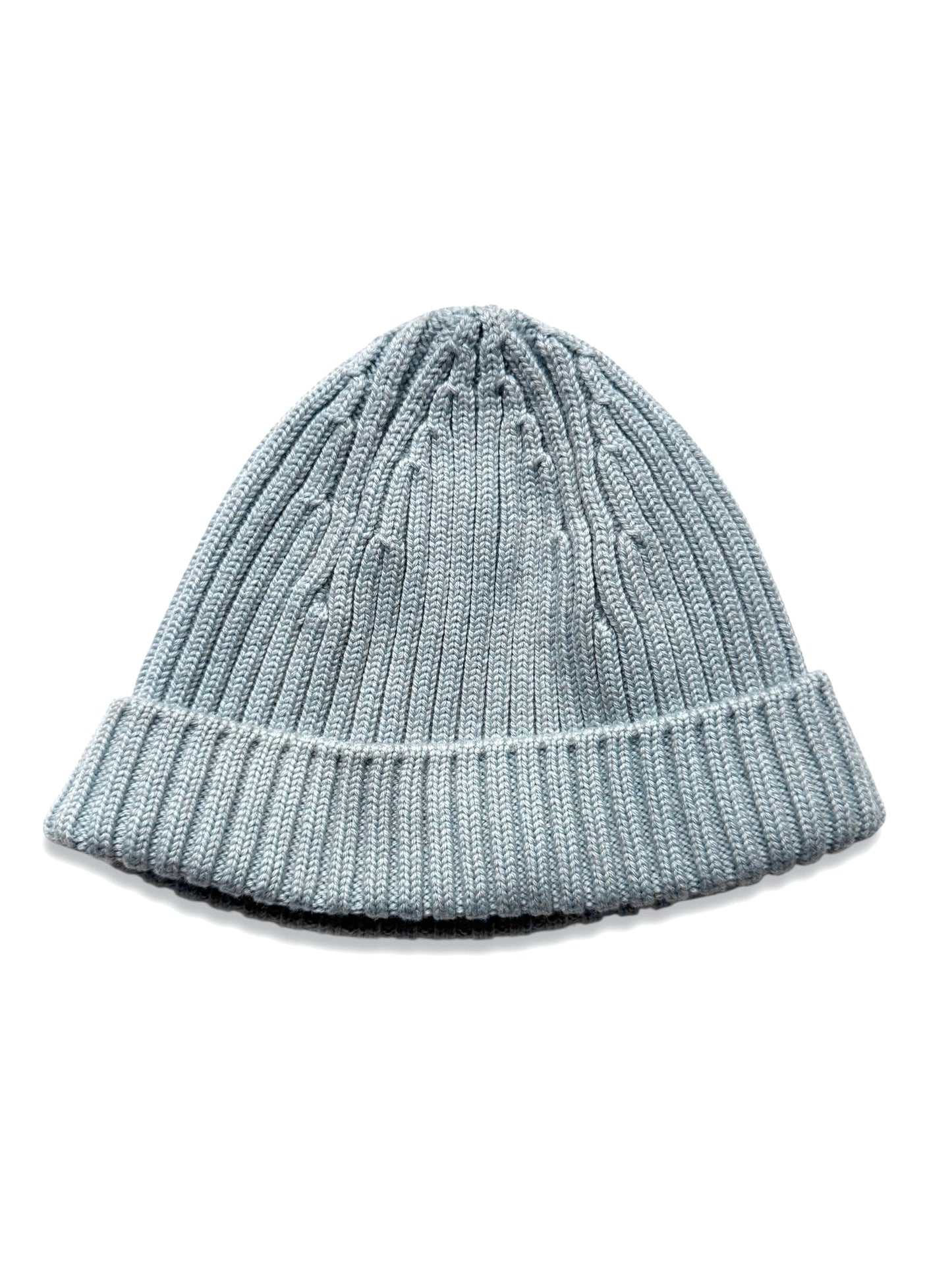 Prada Sport Baby Blue Ribbed Knit Beanie
