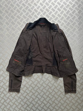 Load image into Gallery viewer, Early 2000’s Prada Black Tab Darted Elbow Jacket