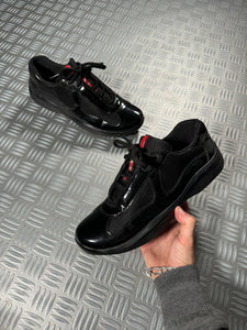 Prada Black Patent American Cups - UK8/8.5 / US9/9.5