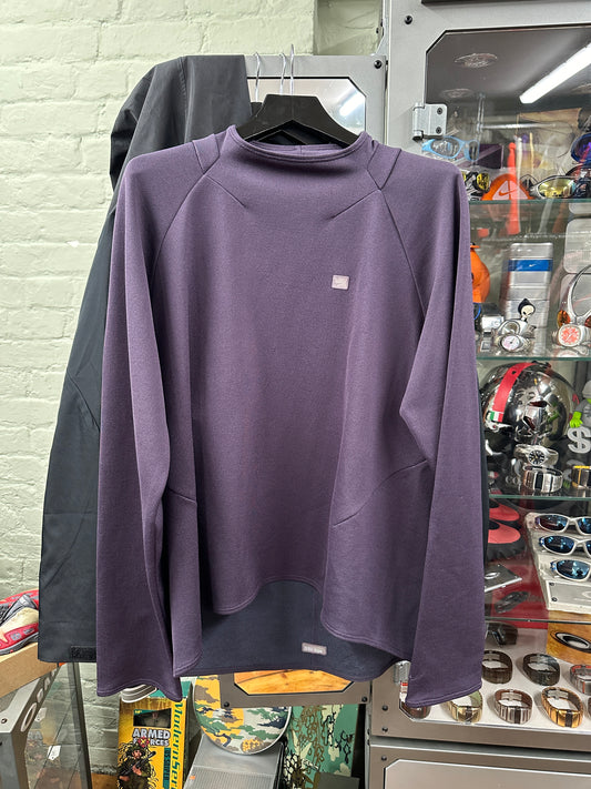 Nike 01 Code 'First Grade Tee Unit' Marino Wool Longsleeve Crewneck - Extra Large