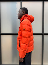 Load image into Gallery viewer, Prada Milano Bright Orange Nylon Puffer Jacket