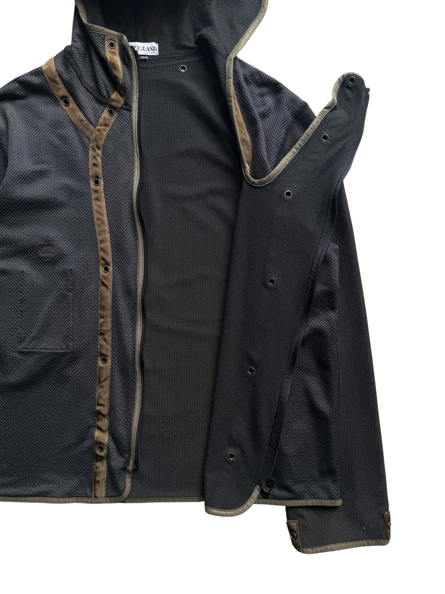 AW00’ Stone Island Asymmetric Zip Dutch Rope Jacket