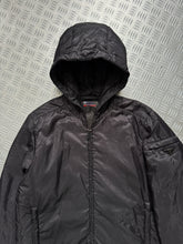 Charger l&#39;image dans la galerie, AW13’ Prada Mainline Padded Rip-Stop Nylon Shimmer Hooded Jacket - Medium / Large