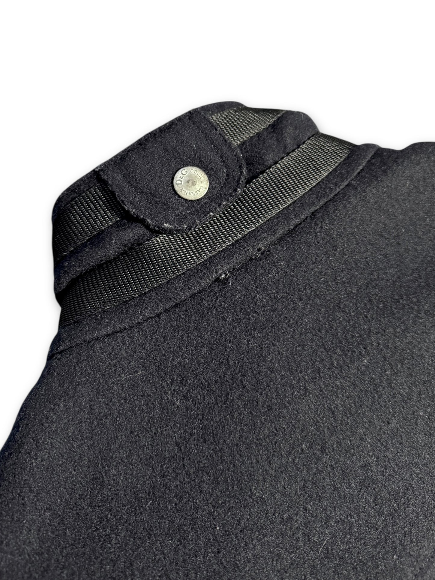 AW04’ Dolce & Gabbana Jet Black Bondage Jacket