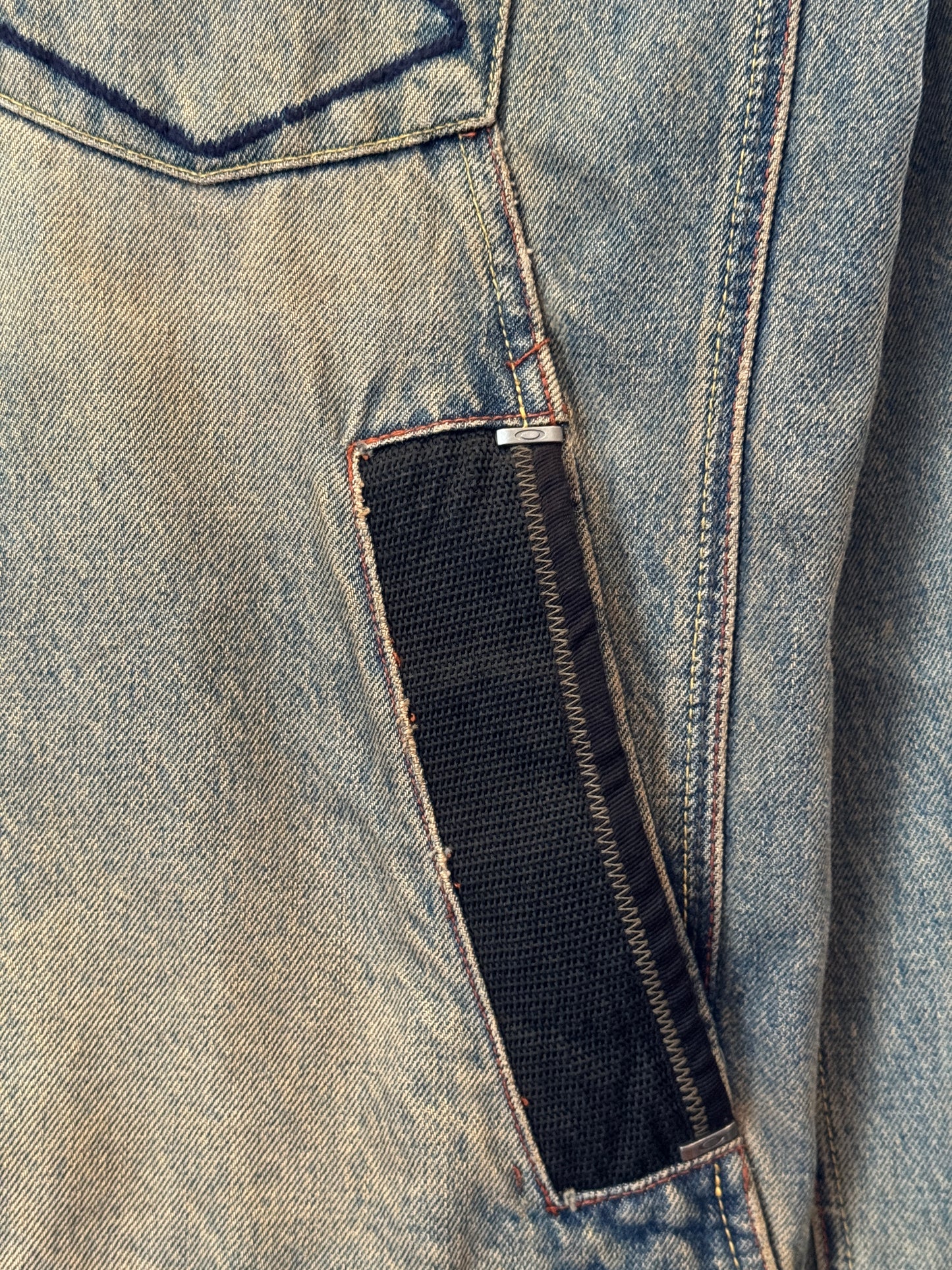 Early 2000’s Oakley X-Metal Reinforced Industrial Denim Jacket