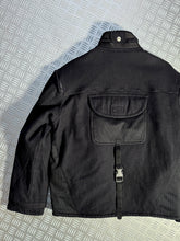 Load image into Gallery viewer, AW04’ Dolce &amp; Gabbana Jet Black Bondage Jacket