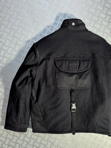 AW04’ Dolce & Gabbana Jet Black Bondage Jacket