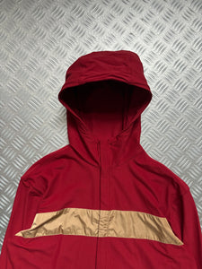 Prada Sport Wine Red Hooded Jacket