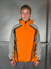 Load image into Gallery viewer, Early 2000’s Salomon Neoprene/Fleece ClimaPro Orange Jacket