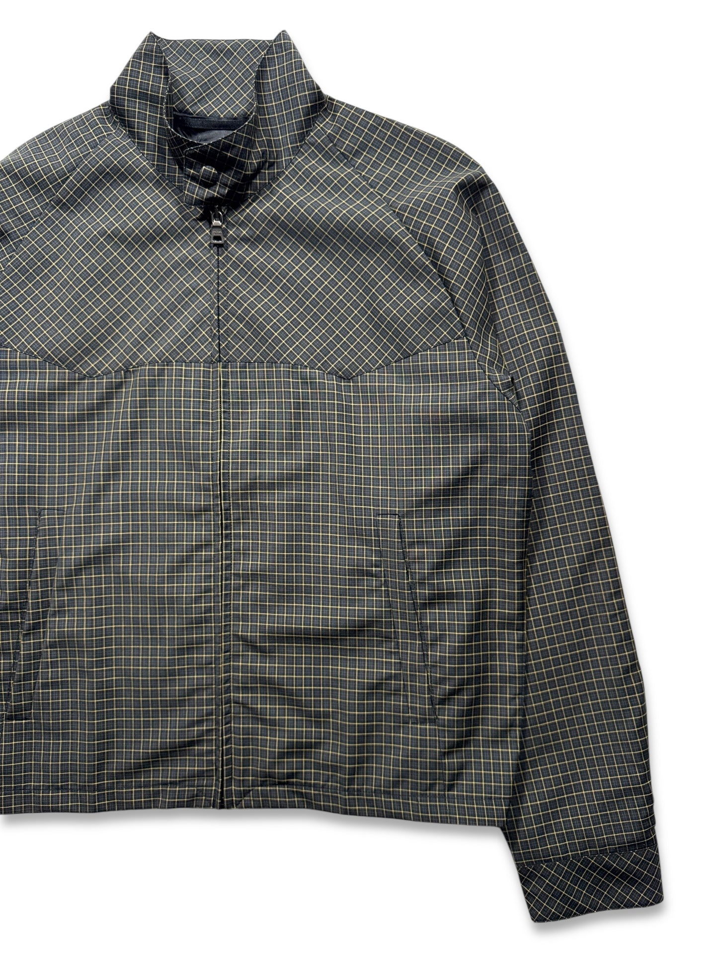 SS17’ Prada Mainline Plaid Harrington Jacket