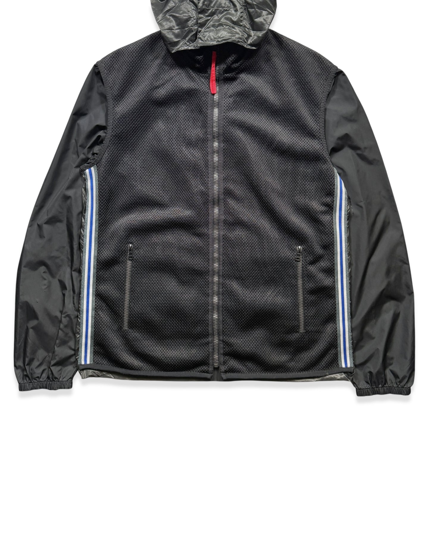 SS00’ Prada Sport Semi-Transparent Back Heavy Duty Mesh Jacket
