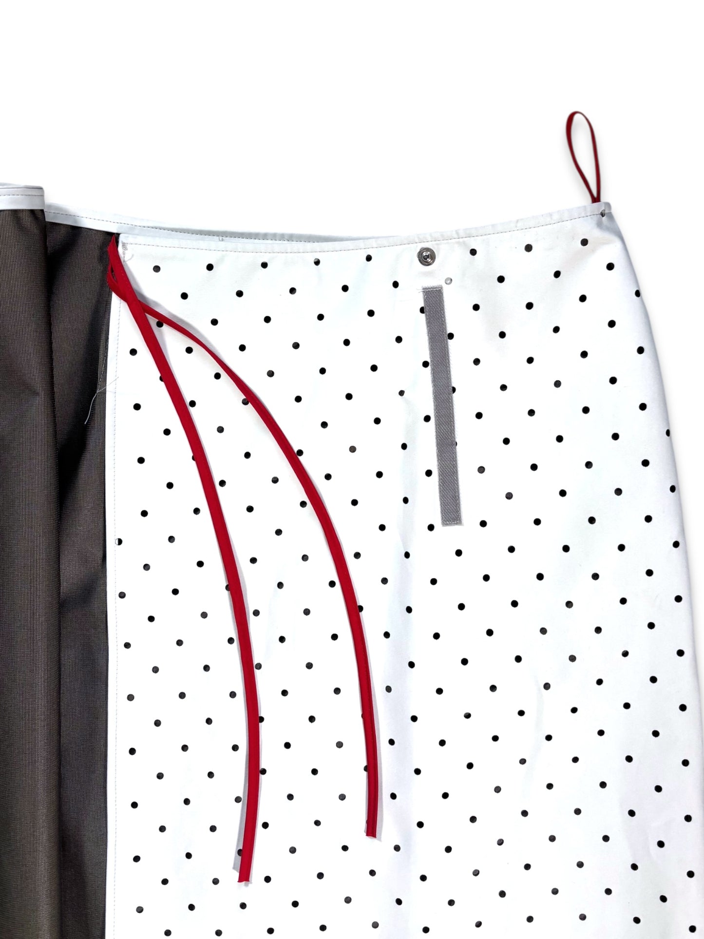 SS00' Prada Sport Pure White Perforated Skirt