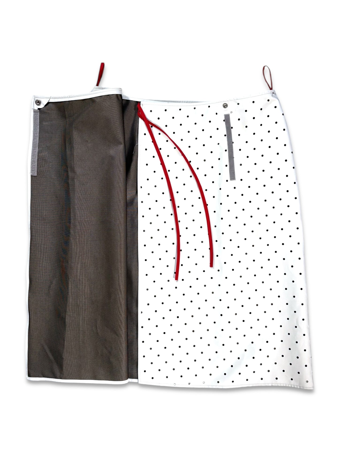 SS00' Prada Sport Pure White Perforated Skirt