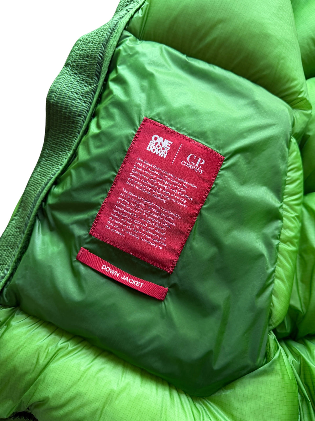 CP Company x OneBlockDown Goggle Down Jacket