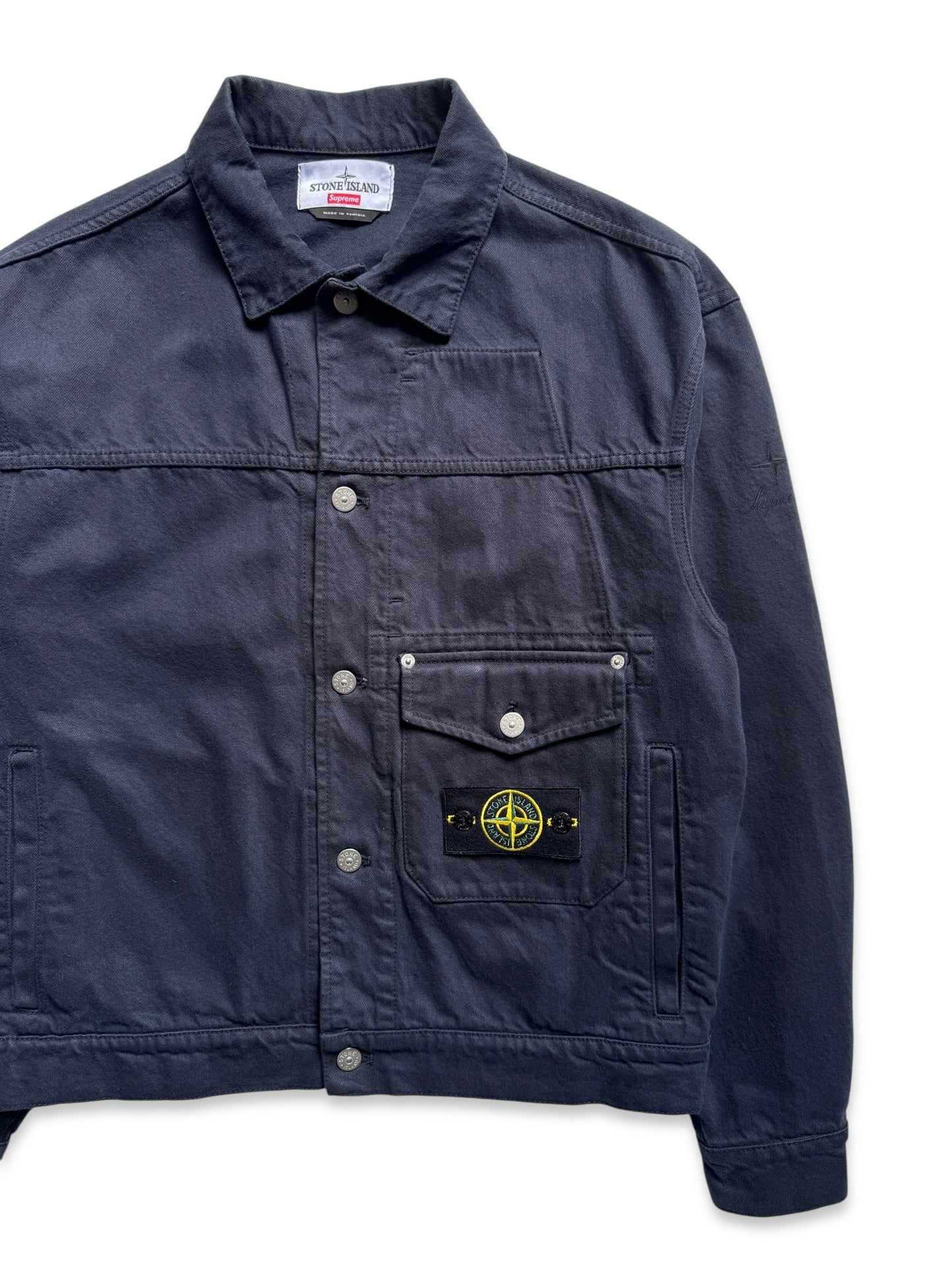 Stone Island x Supreme Bull Denim TC Jacket