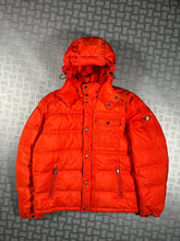 Carica l&#39;immagine nel visualizzatore di Gallery, Prada Milano Bright Orange Nylon Puffer Jacket -