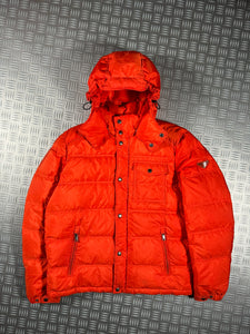 Prada Milano Bright Orange Nylon Puffer Jacket -