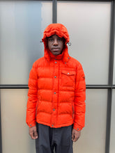 Load image into Gallery viewer, Prada Milano Bright Orange Nylon Puffer Jacket