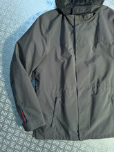 画像をギャラリービューアに読み込む, SS99 Prada Sport Gun Metal Grey/Green 2in1 Padded Jacket - Large / Extra Large