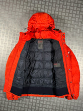 Carica l&#39;immagine nel visualizzatore di Gallery, Prada Milano Bright Orange Nylon Puffer Jacket -