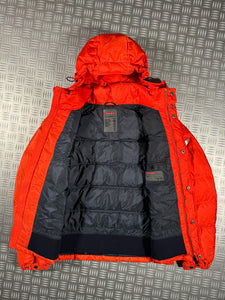 Prada Milano Bright Orange Nylon Puffer Jacket -