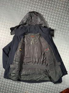 Early 2000’s Prada Sport Midnight Navy Gore-Tex Padded Jacket - Extra Large / Extra Extra Large