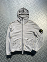 Charger l&#39;image dans la galerie, Early 2000’s Stone Island Balaclava Zipped Hoodie - Medium