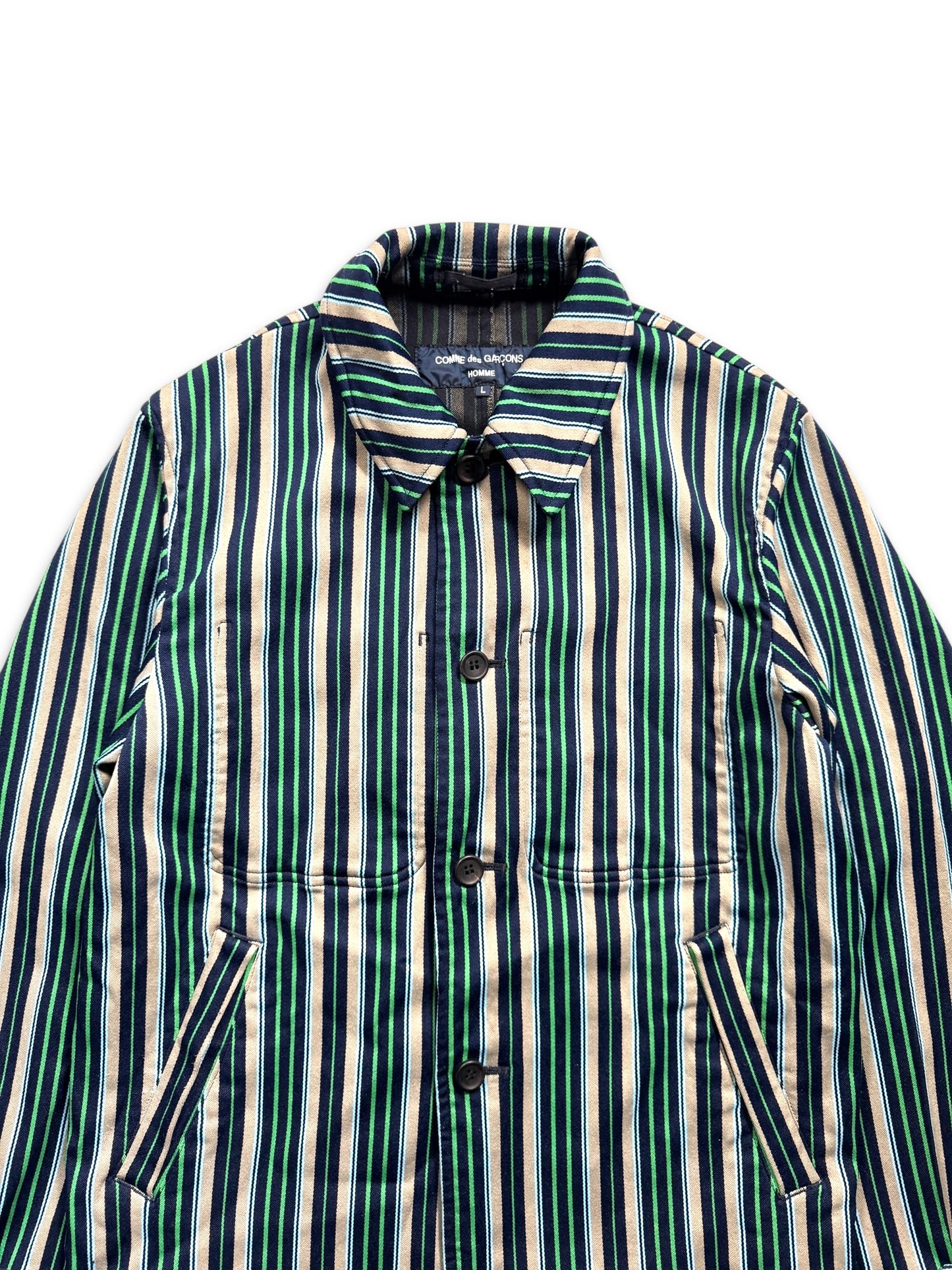 2004 Comme Des Garcons Striped Jacket