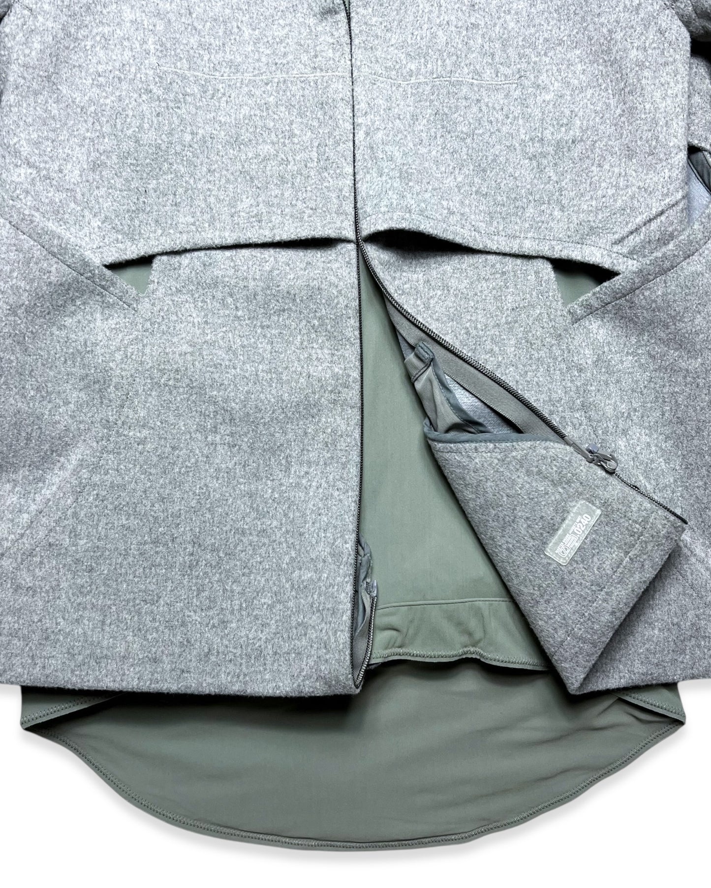 2003-04 Nike 01 Code Grey Loro Piana Wool Mastercraft Jacket