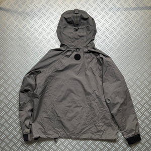 Early 2000’s Montbell Grey Magnetic Pocket Shell Jacket - Medium / Large