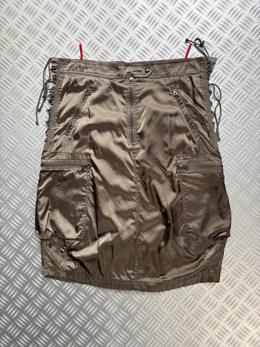 Early 2000's Prada Sport Laced Nylon Skirt