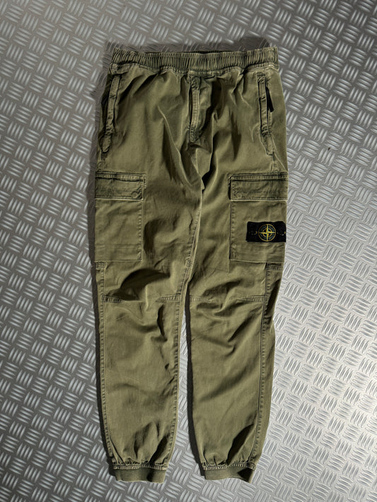 Stone Island Khaki Green Cargo Pant - 30” Waist