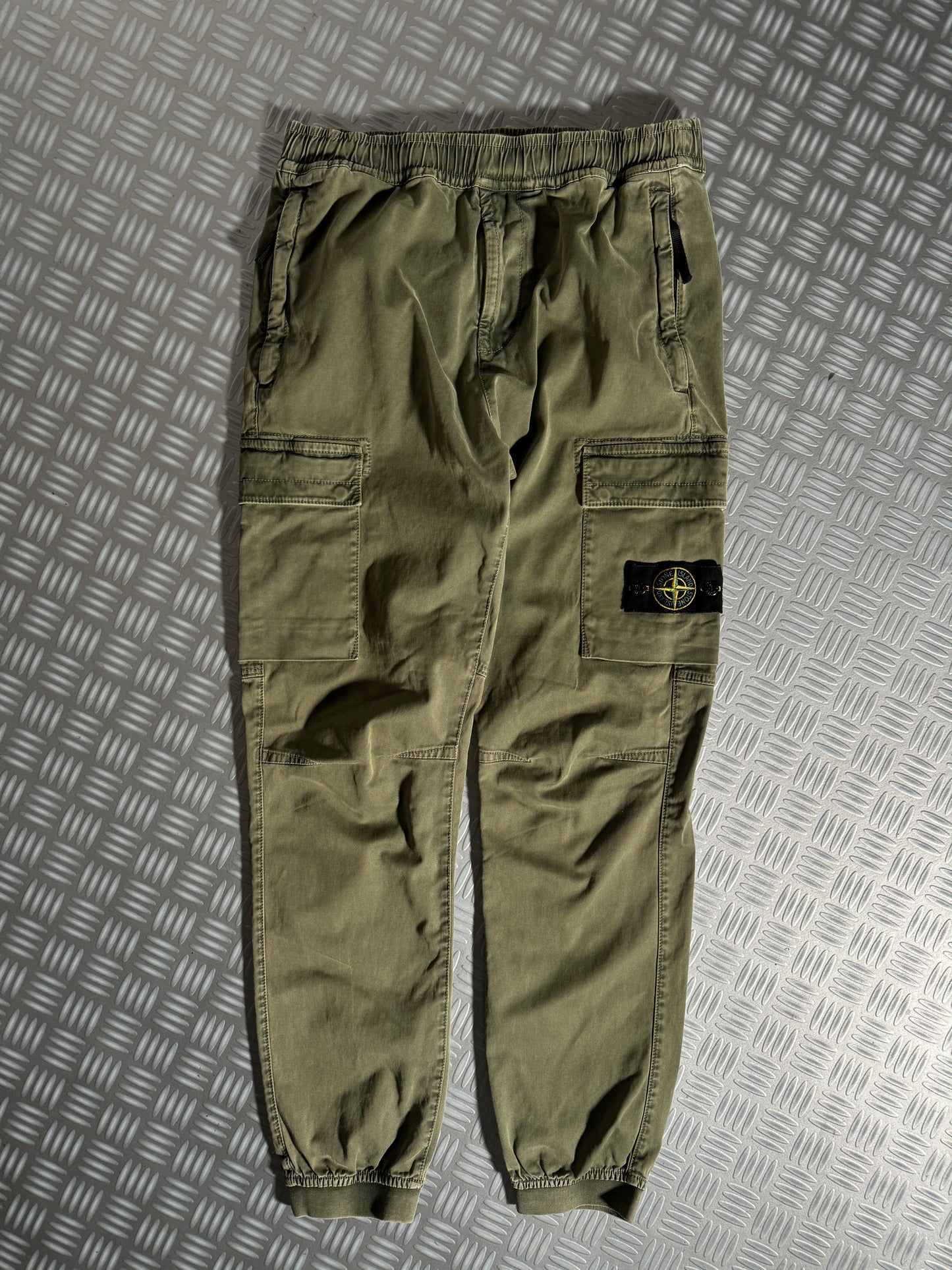 Stone Island Khaki Green Cargo Pant - 30” Waist