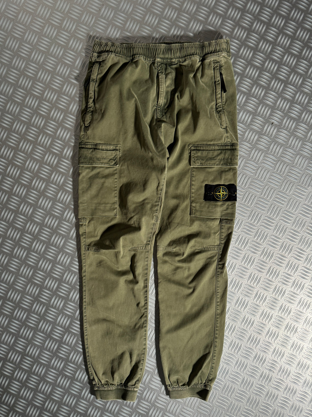 Stone Island Khaki Green Cargo Pant - 30” Waist