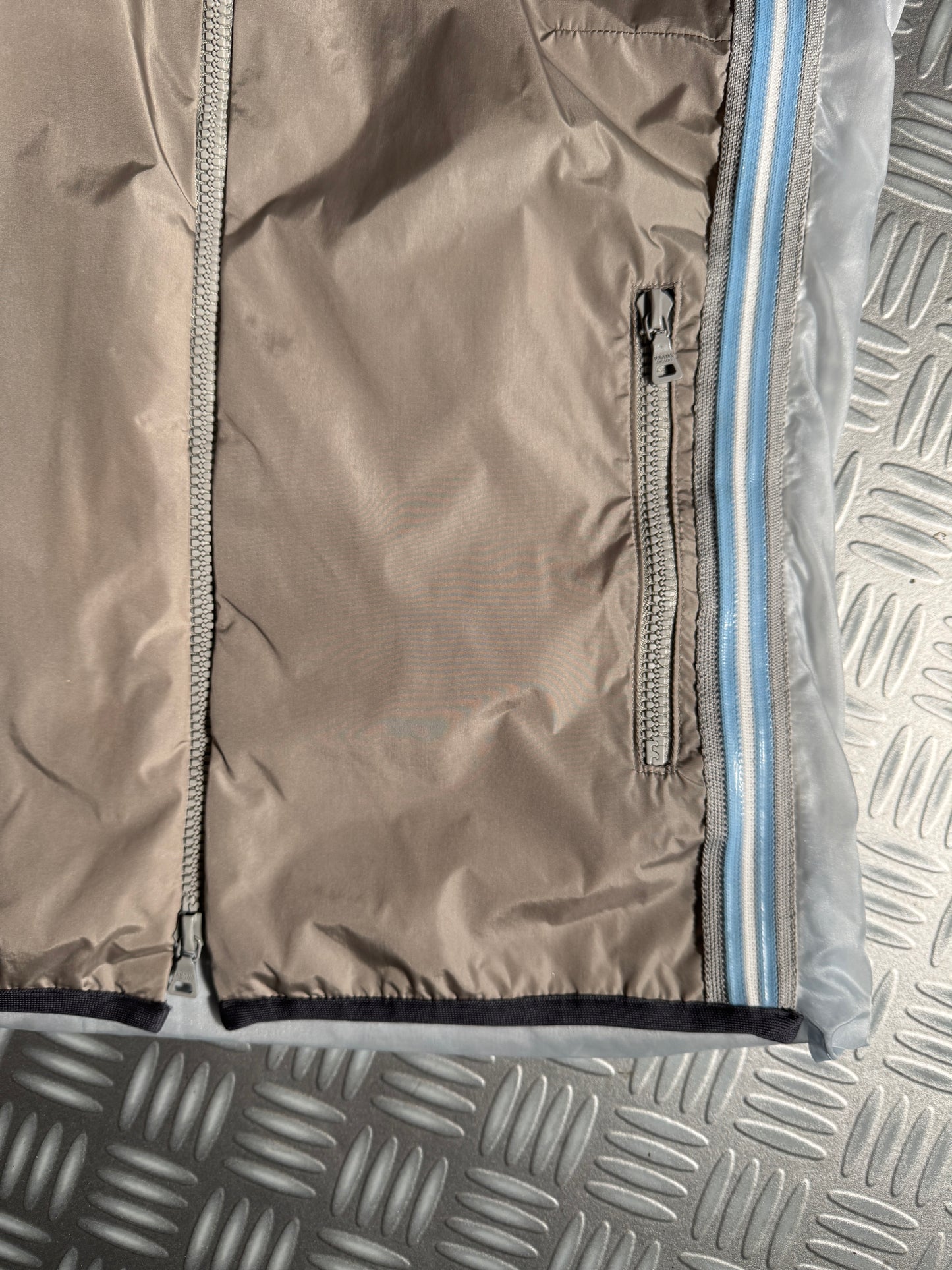 SS00’ Prada Sport Semi Transparent Back 3M Hooded Vest