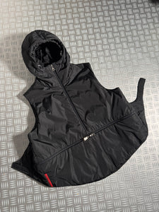 FW99' Prada Sport Packable Hooded Pullover Vest