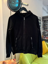 画像をギャラリービューアに読み込む, Early 2000’s Prada Black Tab Zipped Hoodie - Small / Medium